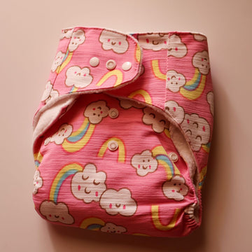 Adore Baby Diapers | 0-36 Months | Reusable and Washable | Rainbow