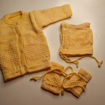 Adore Woollen Set - Yellow