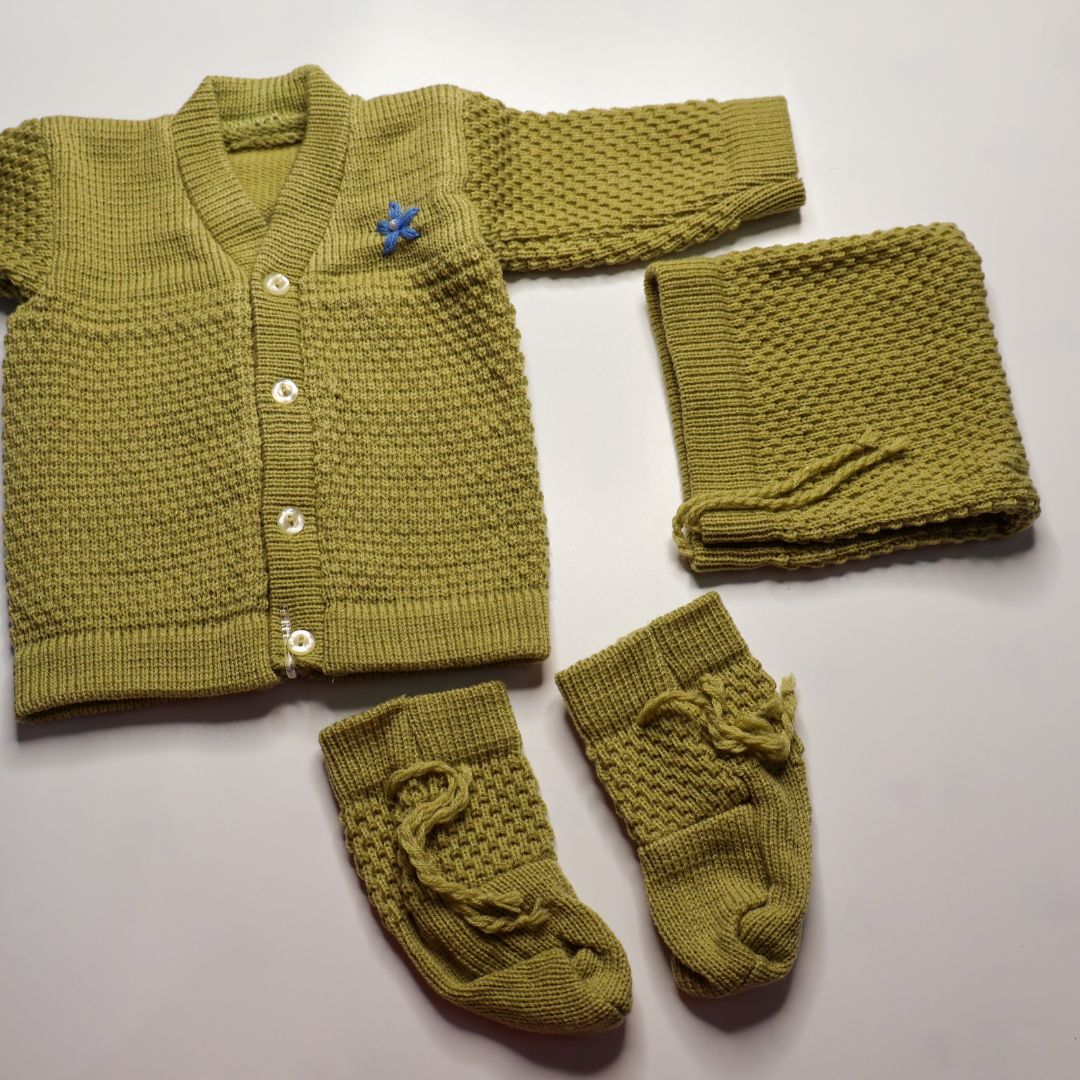 Adore Woollen Set - Green