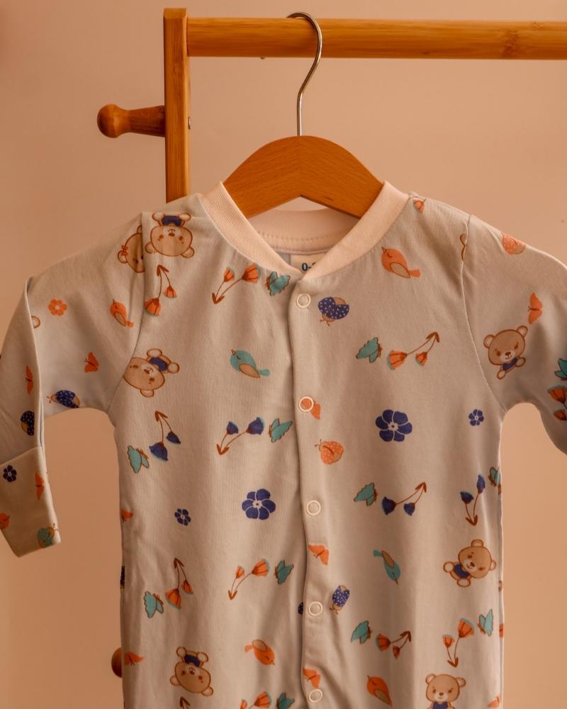 100% Cotton Baby Sleepsuit - Flutter Friends