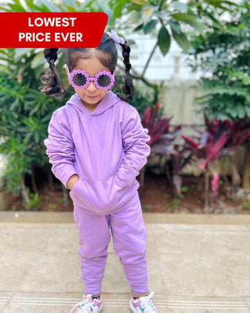 Organic Hoodie and Jogger Set for Kids | Twilight Hue