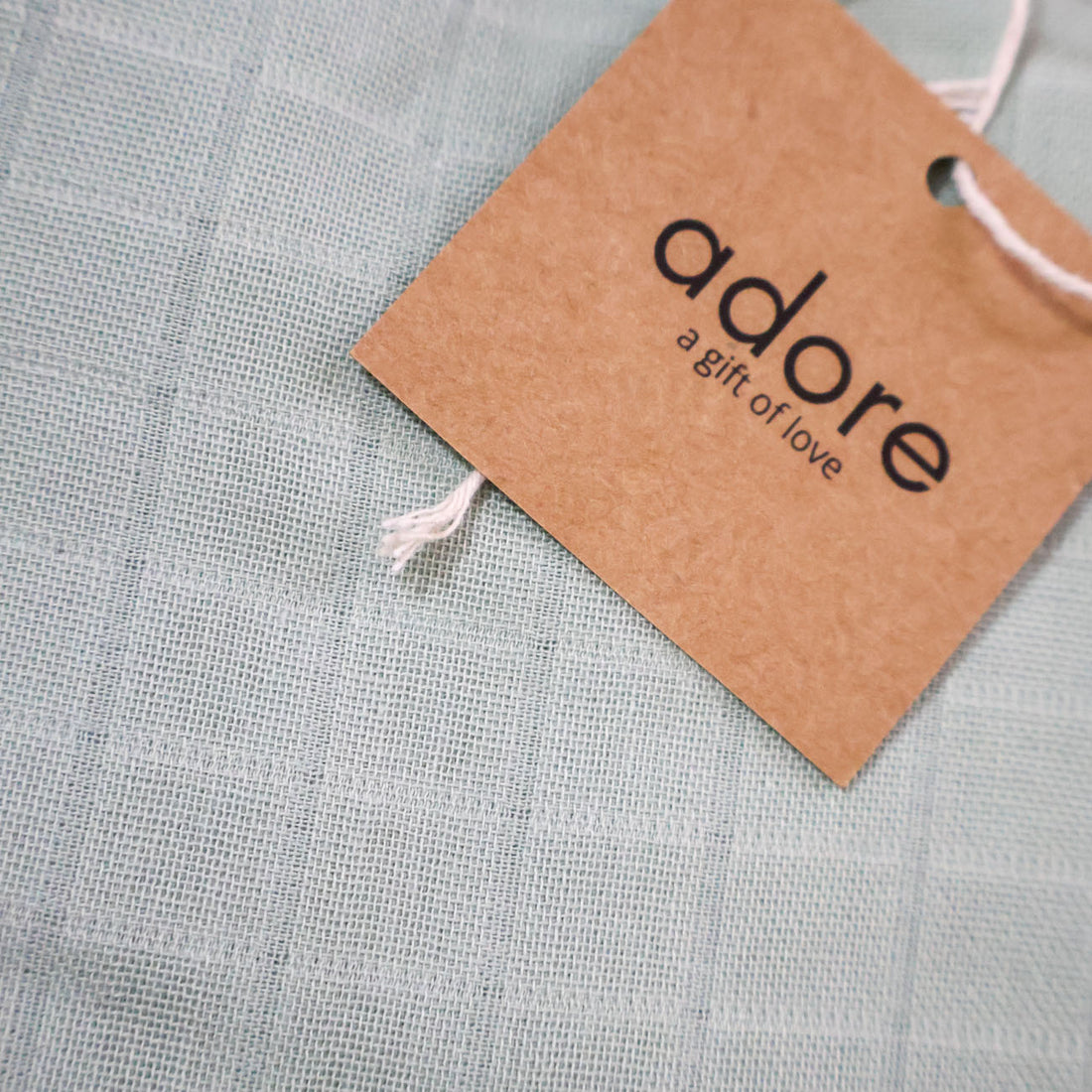 Organic Muslin Cotton Swaddles - Soft & Breathable - Sage Cuddle