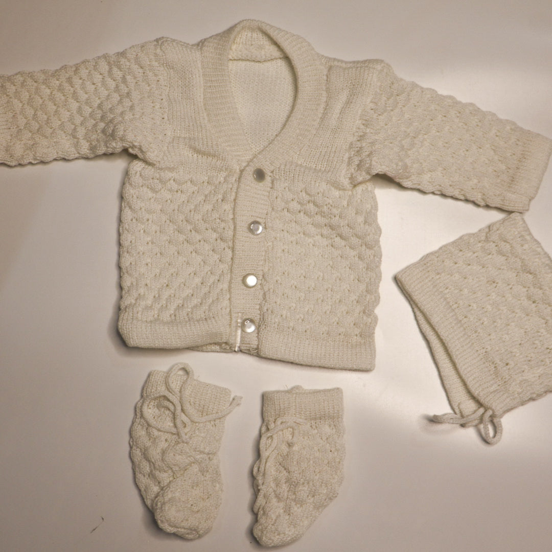 Adore Woollen Set - White