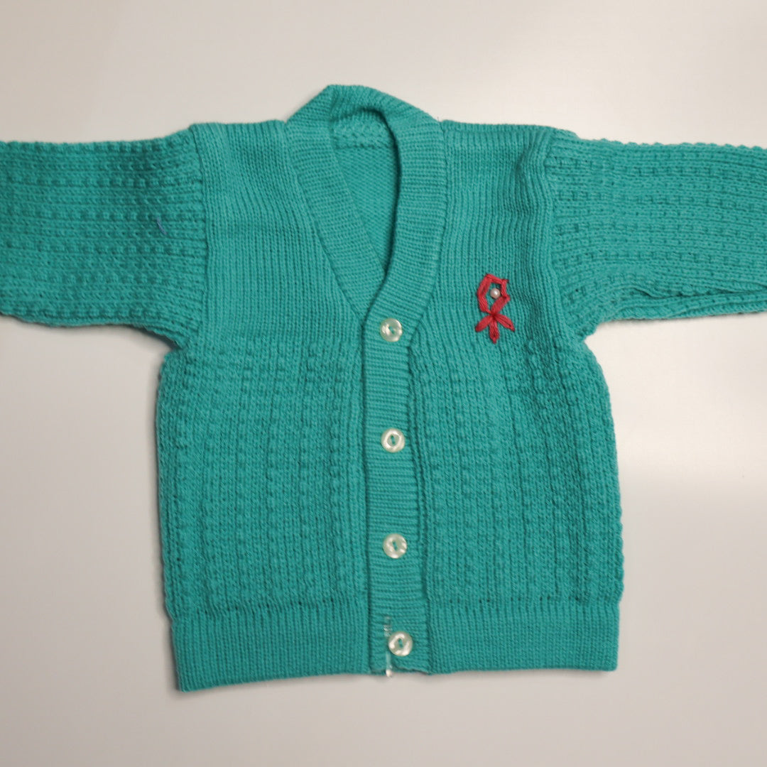 Adore Woollen Set - Turquoise Blue