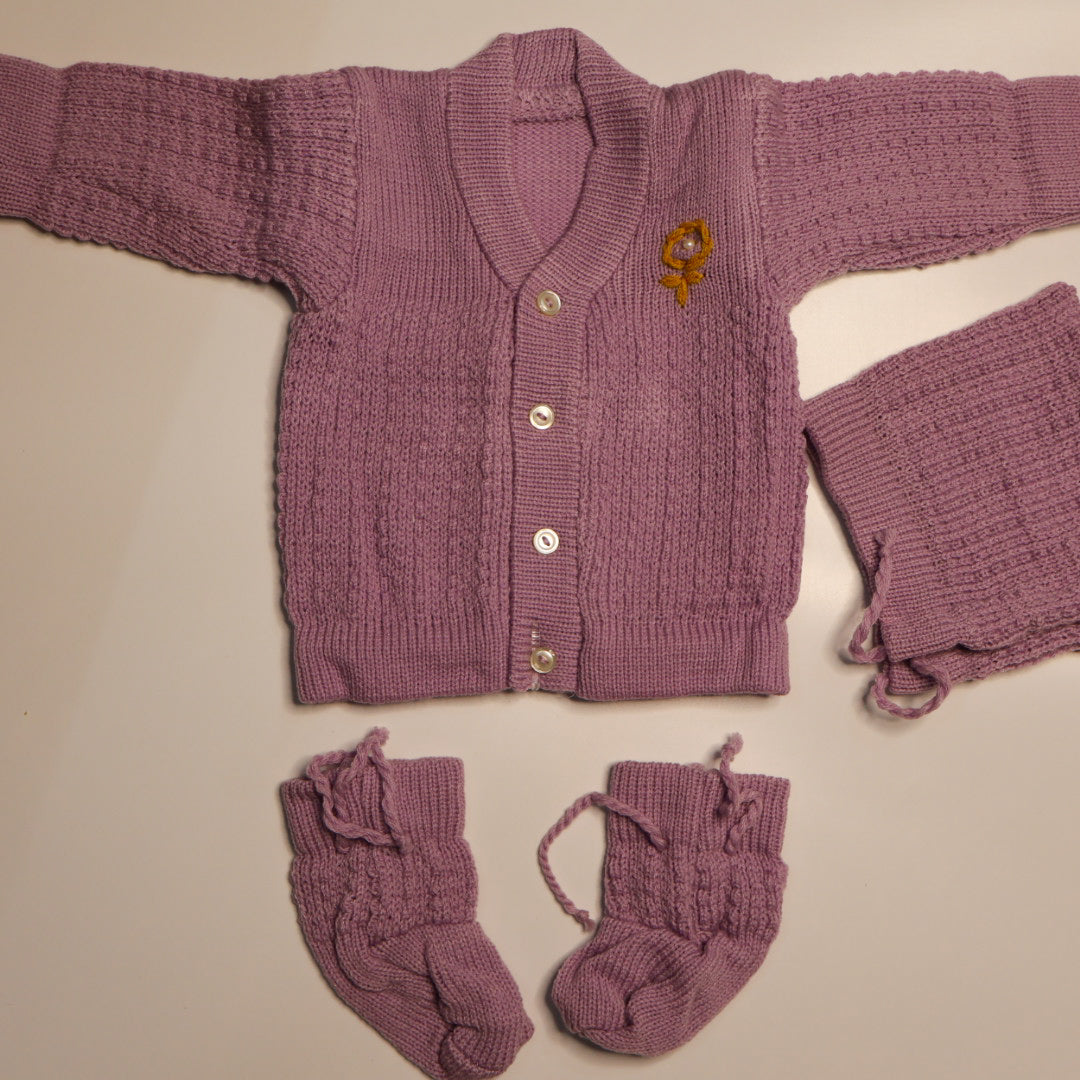 Adore Woollen Set - Lilac