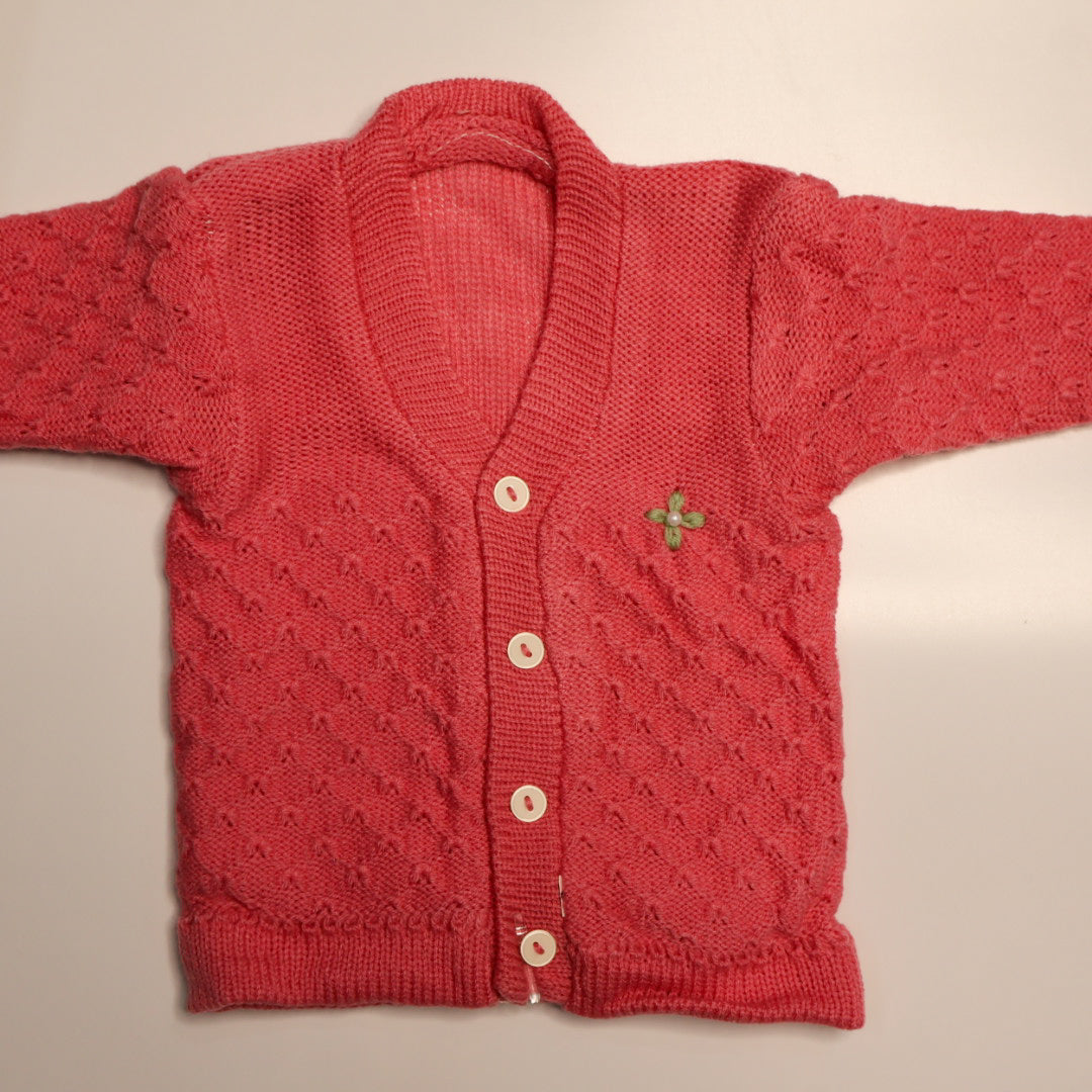 Adore Woollen Set - Pink Pattern 2