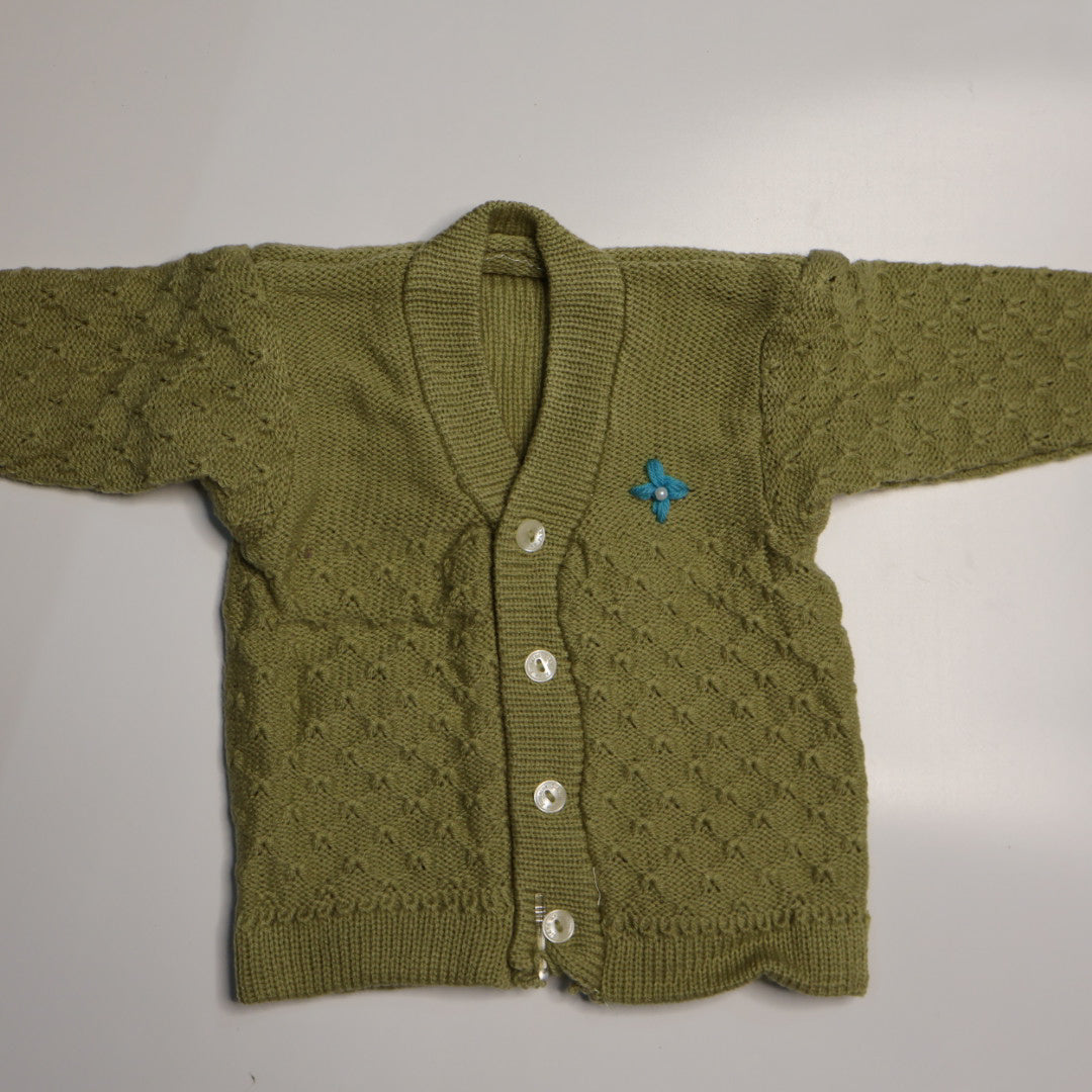 Adore Woollen Set - Olive Green