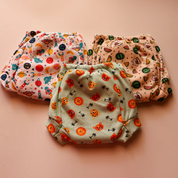 Adore Padded Undies for Babies | Set of 3