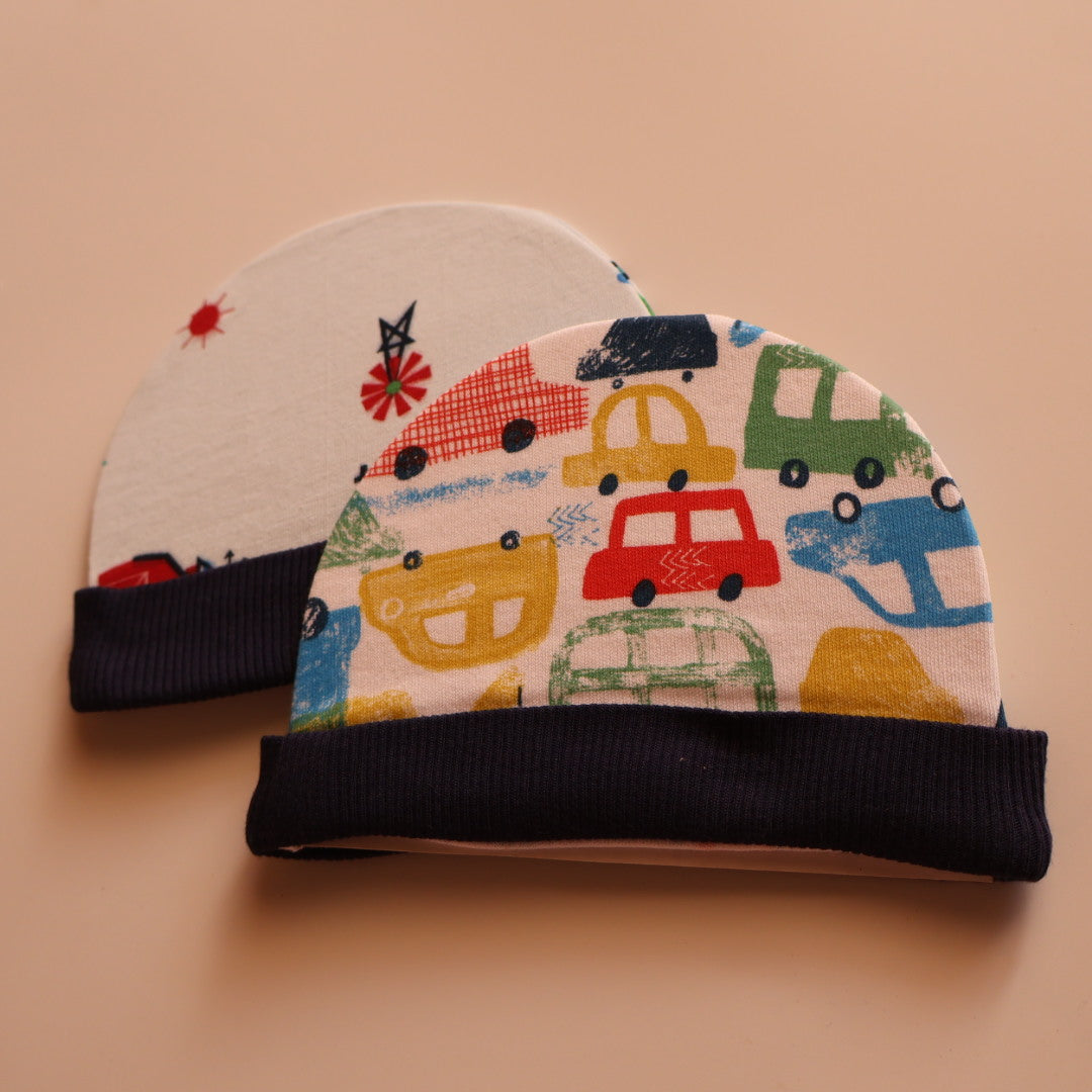 100% Soft Combed Cotton Beanies | Trucks & Farmland