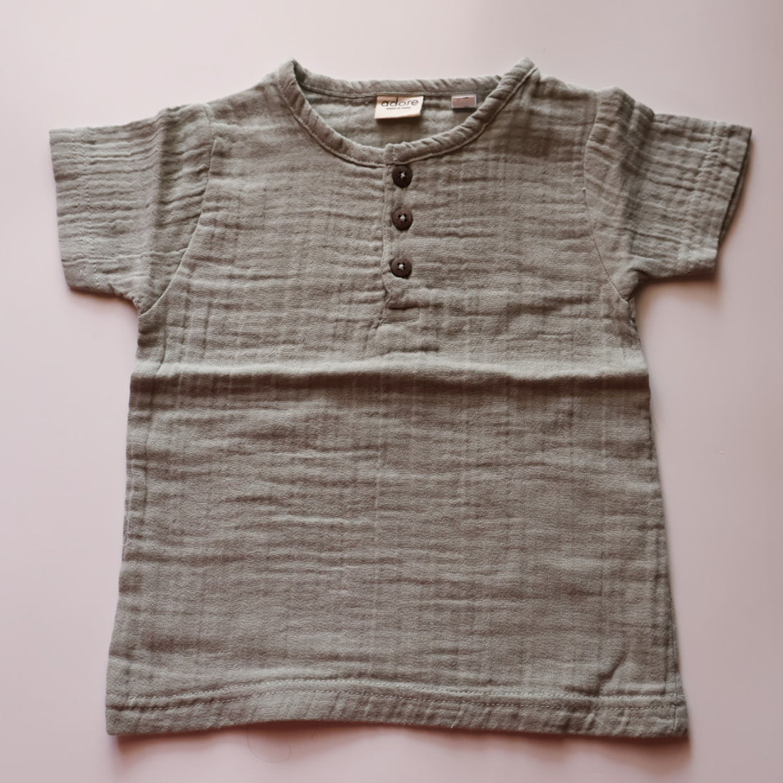 100% Muslin T-shirts for Kids | Mint Green