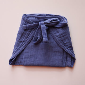 100% Muslin Nappy for Baby | Navy Blue