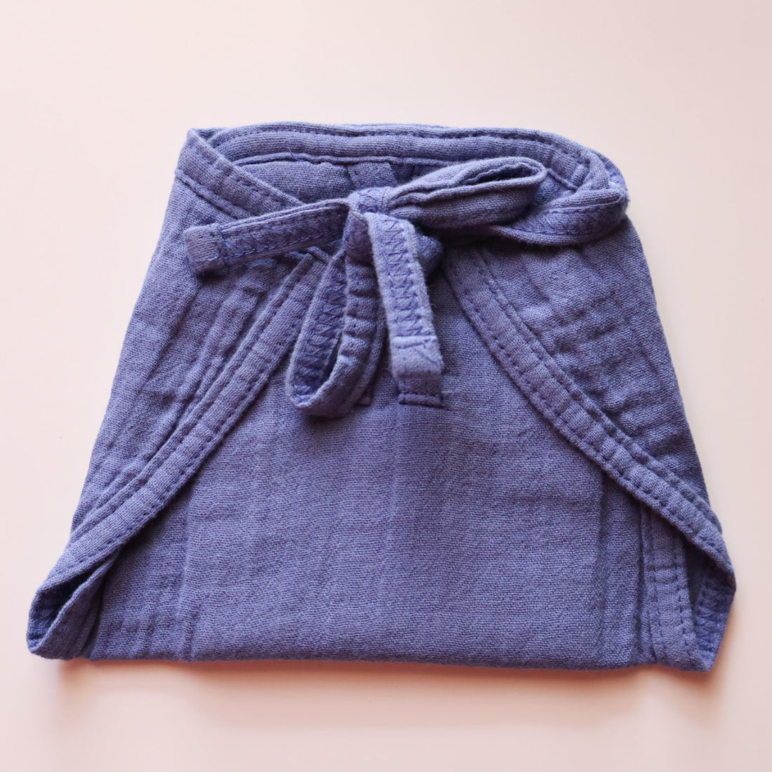 100% Muslin Nappy for Baby | Blue & Lilac